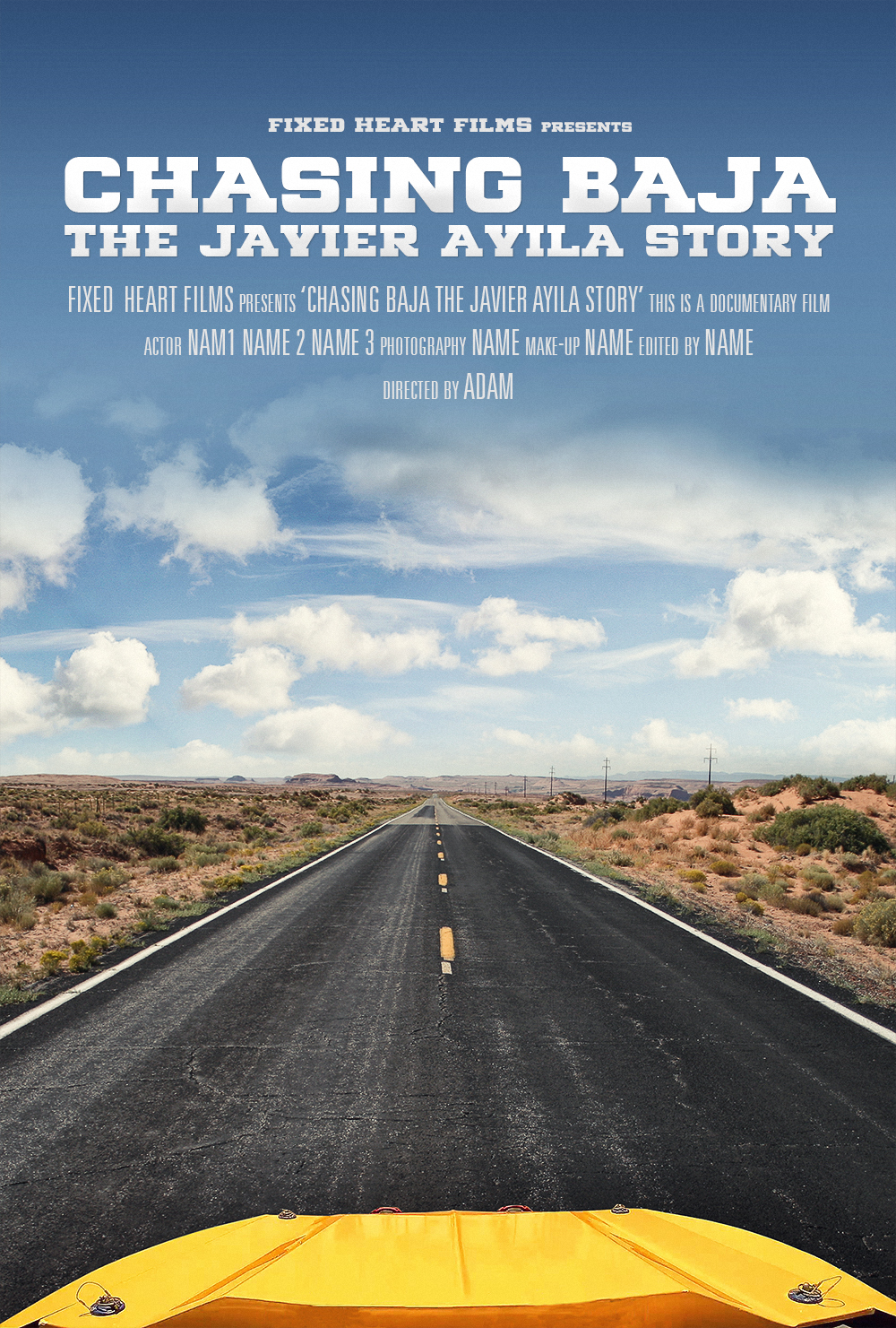 Design de Poster par Adam Daniel S. pour Fixed Heart Films | Design #4116183