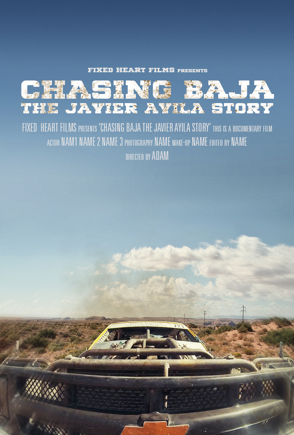 Poster Design by Adam Daniel S. for Fixed Heart Films | Design #4116403