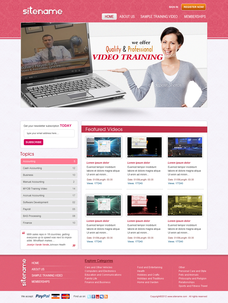Diseño Web por James para Accountability Training Pty Ltd | Diseño: #1153515