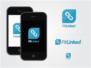 FitLinked Logo Design Project | Icon-Design von tapstudio