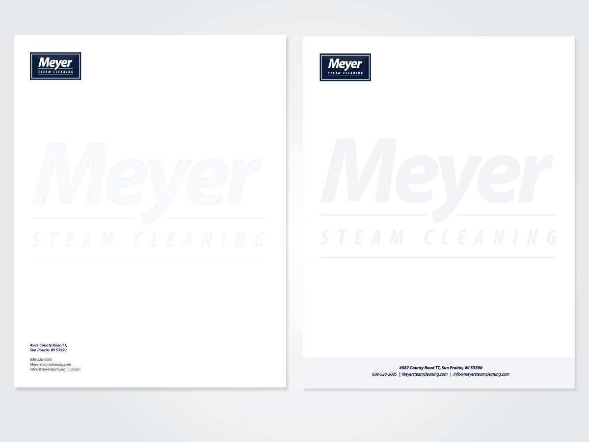 Logo Design by tapstudio for Meyer Steam Cleaning | Design #1148743