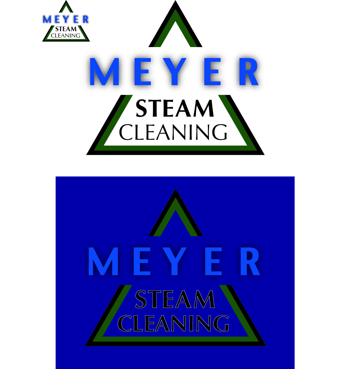 Logo Design by cmdes15 for Meyer Steam Cleaning | Design #1143957