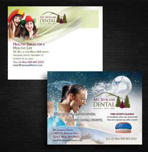 Diseño de Postal por uk para Mt. Spokane Dental | Diseño: #4133117