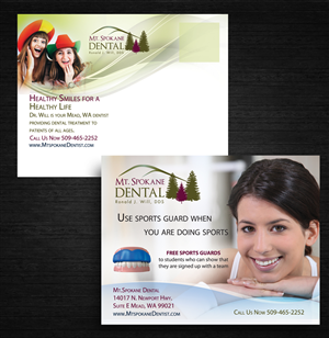 Postcard Design by uk for Mt. Spokane Dental | Design #4133141