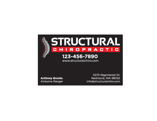 Diseño de Logo por Luis para Structural Chiropractic | Diseño: #1169657
