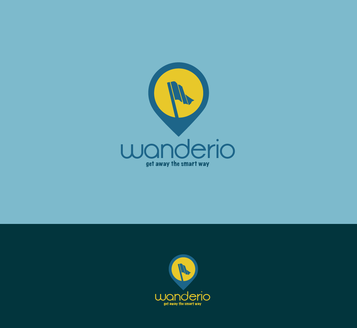 Logo Design by Michael Davies for Wanderio | Design #1158894