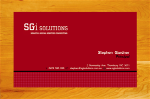 Business Card Design by Yegeta for this project | Design: #4192015