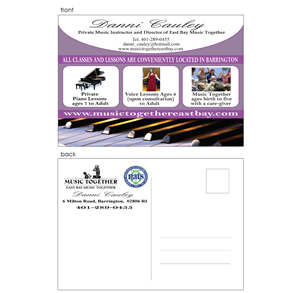 Diseño de Postal por Maden para East Bay Music Together | Diseño #4131094