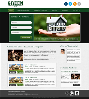 Wordpress Design by webxvision for AuctionServices.com, Inc. | Design: #4110956