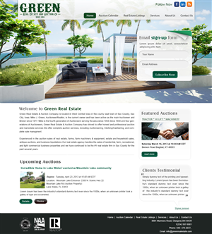 Wordpress Design by webxvision for AuctionServices.com, Inc. | Design: #4110967