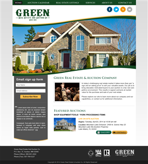 Wordpress Design by webxvision for AuctionServices.com, Inc. | Design: #4121758