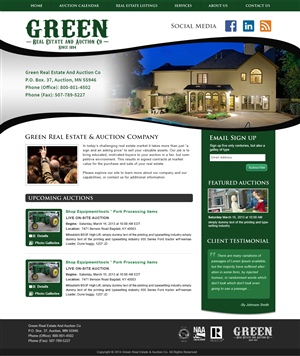 Wordpress Design by webxvision for AuctionServices.com, Inc. | Design: #4121788
