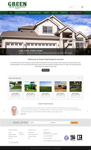 Wordpress Design by pb for AuctionServices.com, Inc. | Design: #4114608