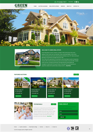 Wordpress Design by pb for AuctionServices.com, Inc. | Design: #4122680