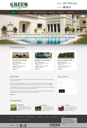 Diseño Wordpress por web weaver para AuctionServices.com, Inc. | Diseño #4145312