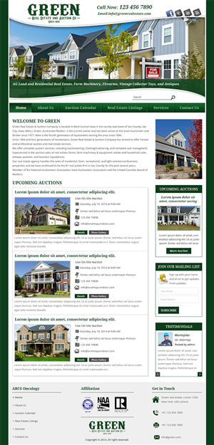 Diseño Wordpress por Creative Usha para AuctionServices.com, Inc. | Diseño #4138537