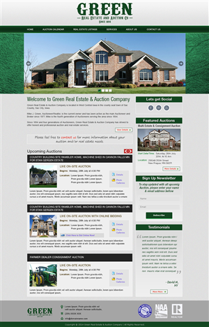Diseño Wordpress por Tanvir para AuctionServices.com, Inc. | Diseño #4115371