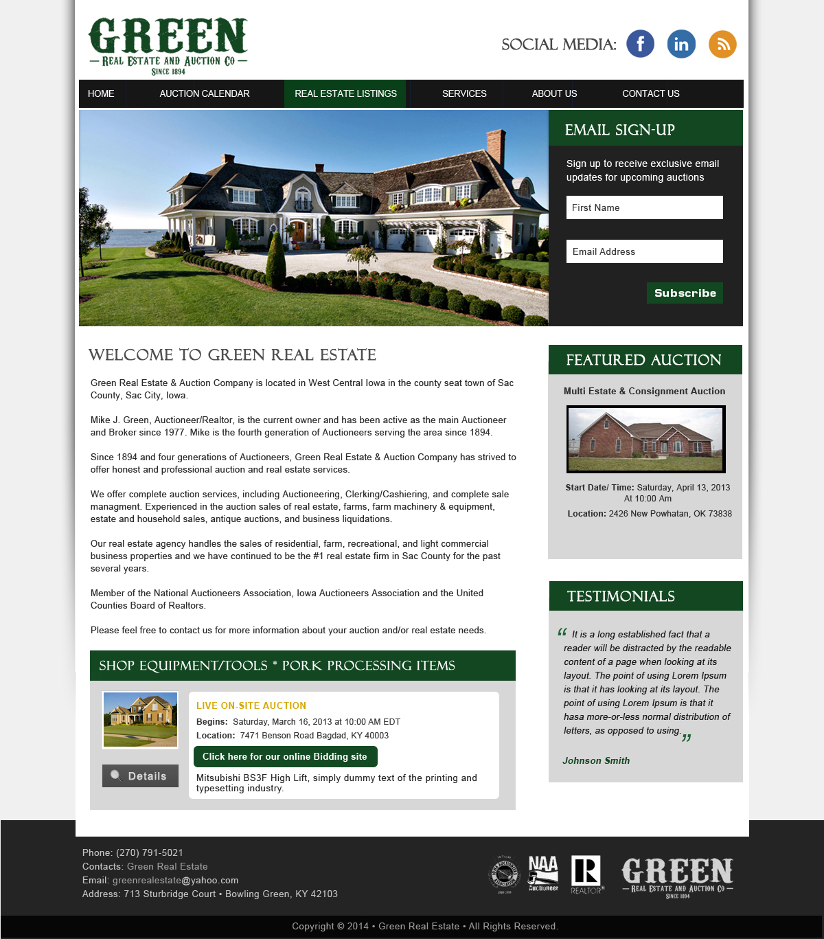Wordpress Design by Creative X Designs for AuctionServices.com, Inc. | Design #4124793