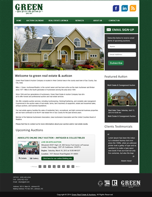 Wordpress Design by Creative X Designs for AuctionServices.com, Inc. | Design: #4125033