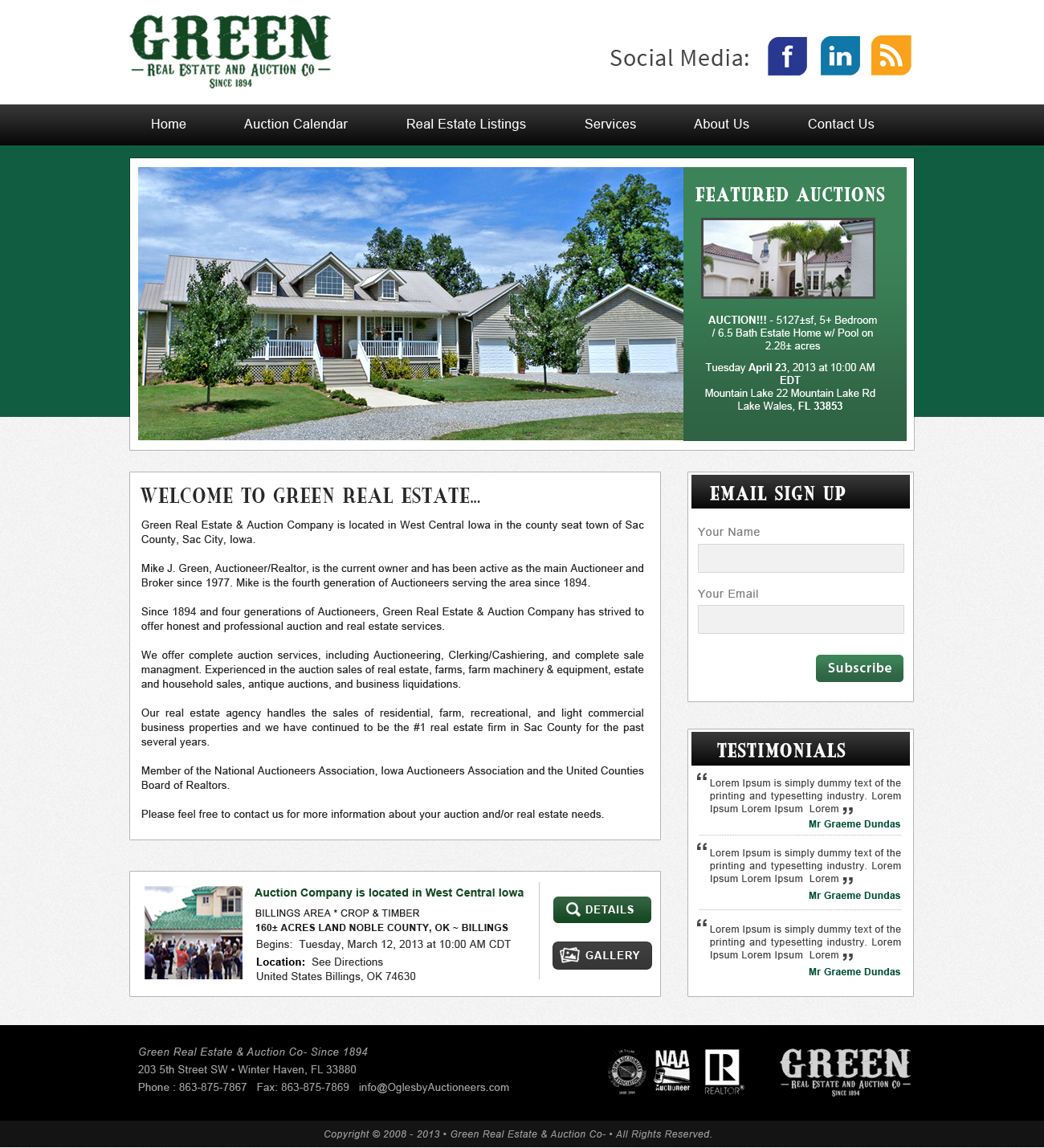 Diseño Wordpress por Creative X Designs para AuctionServices.com, Inc. | Diseño #4131885