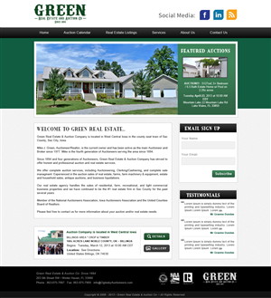 Wordpress Design by Creative X Designs for AuctionServices.com, Inc. | Design: #4131885