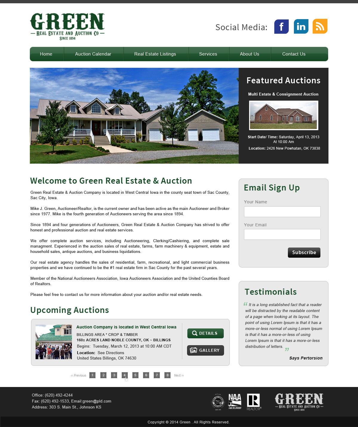 Wordpress Design by Creative X Designs for AuctionServices.com, Inc. | Design #4131896