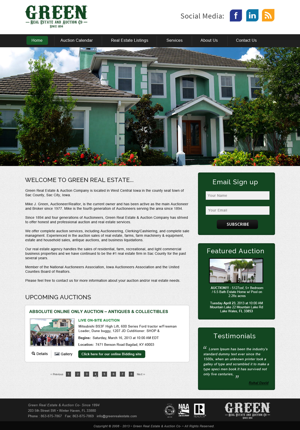 Design Wordpress par Creative X Designs pour AuctionServices.com, Inc. | Design #4138286
