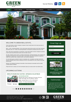 Wordpress Design by Creative X Designs for AuctionServices.com, Inc. | Design: #4138286