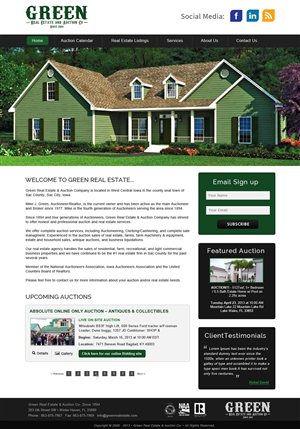 Wordpress Design by Creative X Designs for AuctionServices.com, Inc. | Design: #4138296