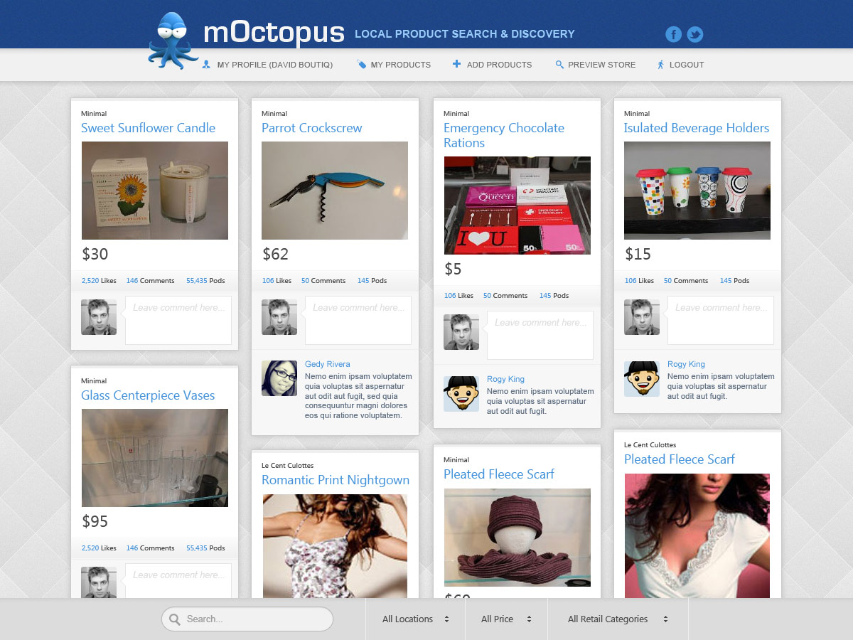 Web Design by Monoxine for mOctopus | Design #1148033