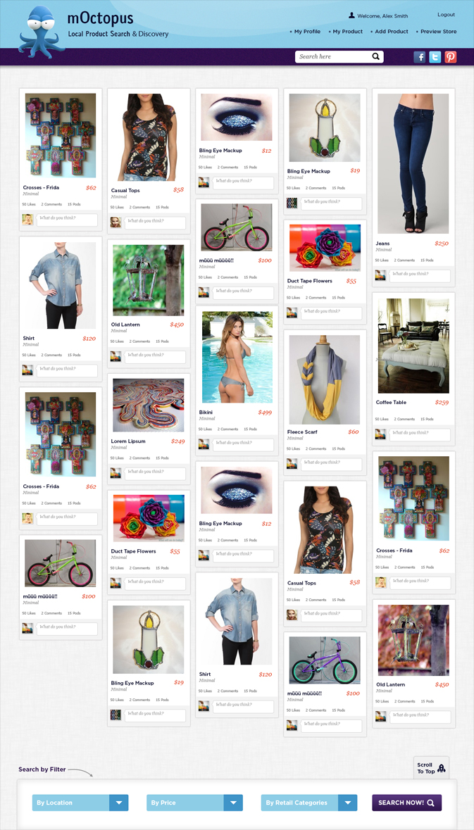 Diseño Web por Mayank Patel para mOctopus | Diseño #1178955