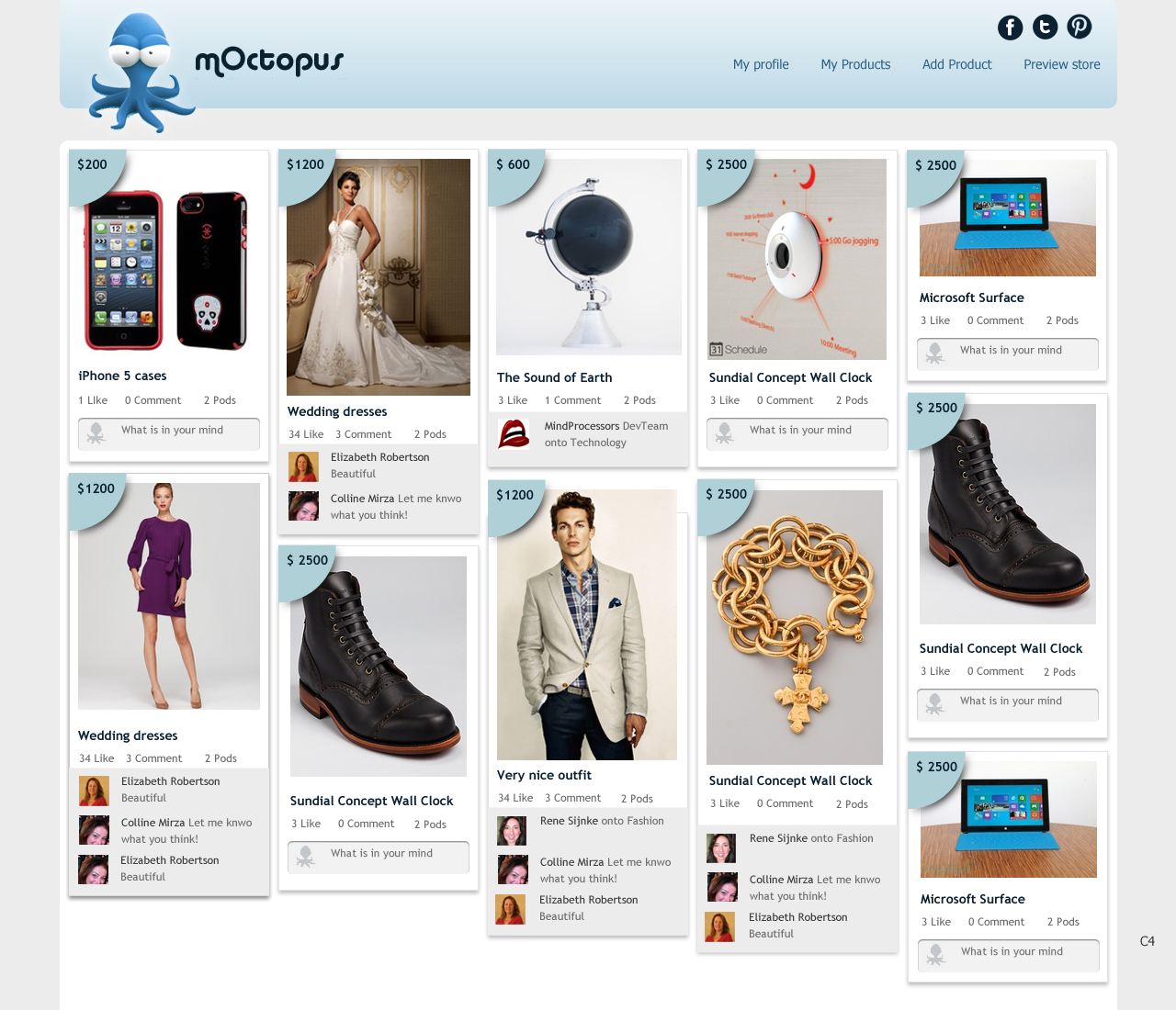 Web Design par pb pour mOctopus | Design #1149190