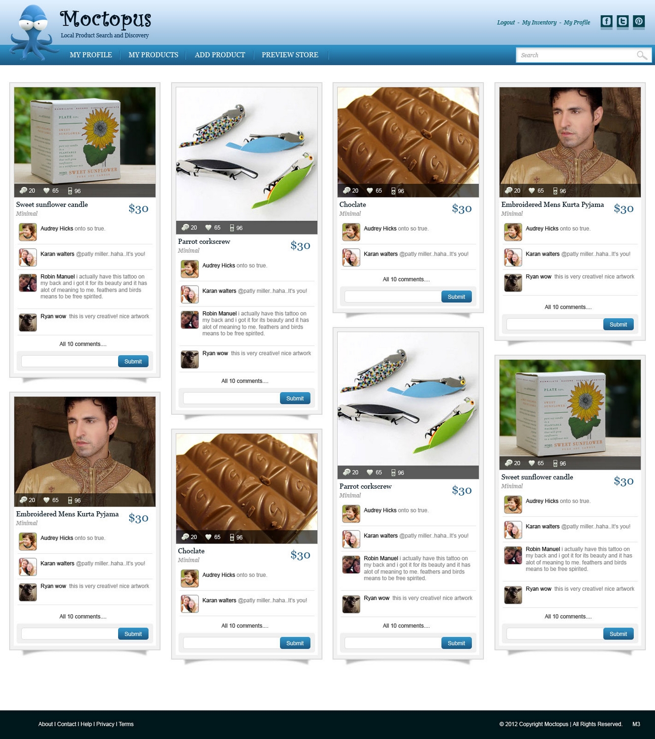 Web Design by pb for mOctopus | Design #1149197