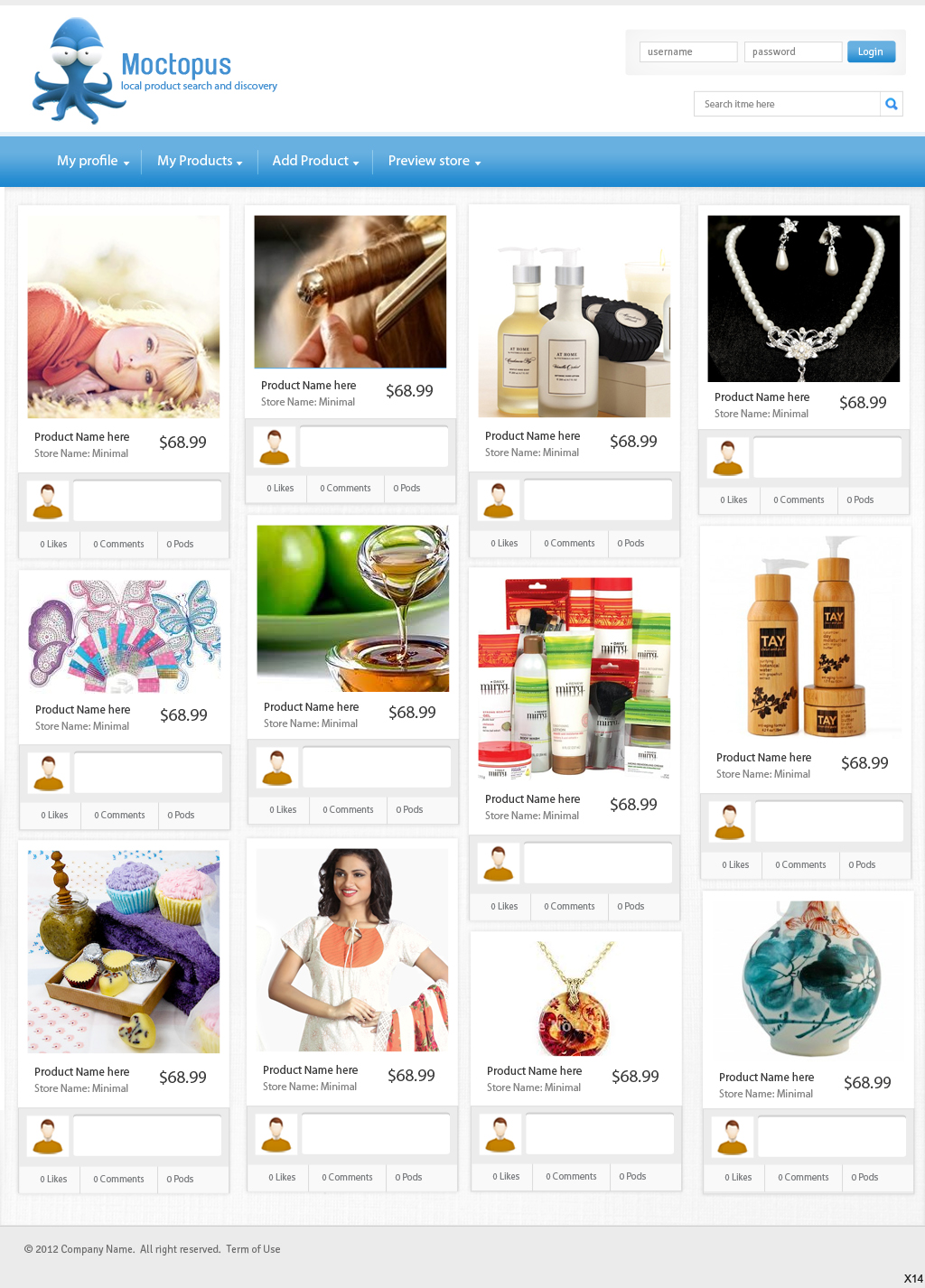 Web Design by pb for mOctopus | Design #1149200