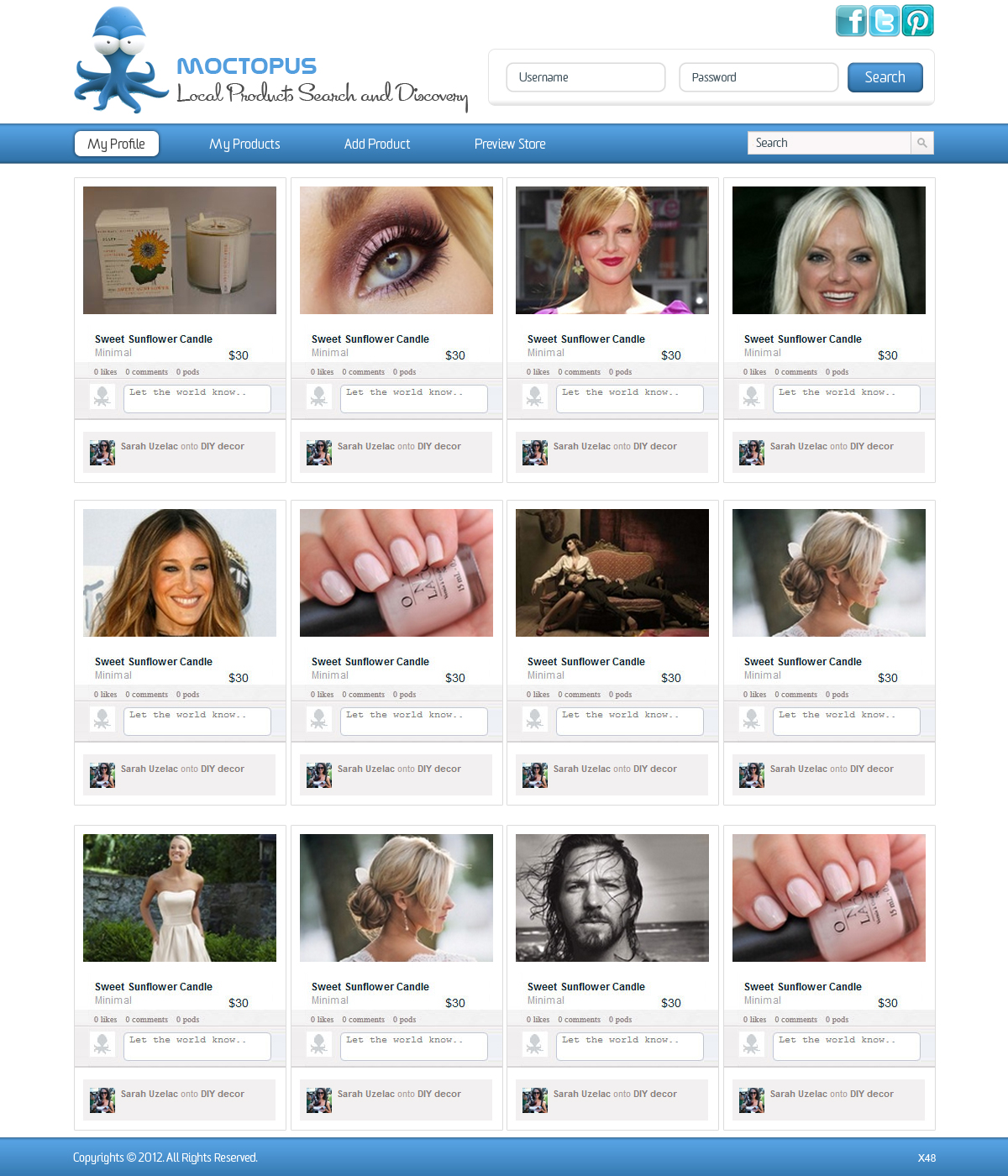 Web Design by pb for mOctopus | Design #1152005