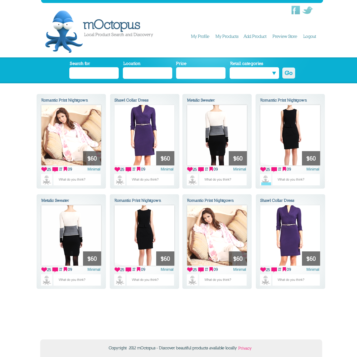 Diseño Web por jijesh para mOctopus | Diseño #1144016