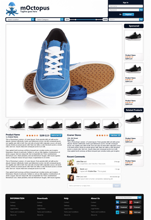 Web Design by WirePaper for mOctopus | Design: #1155891