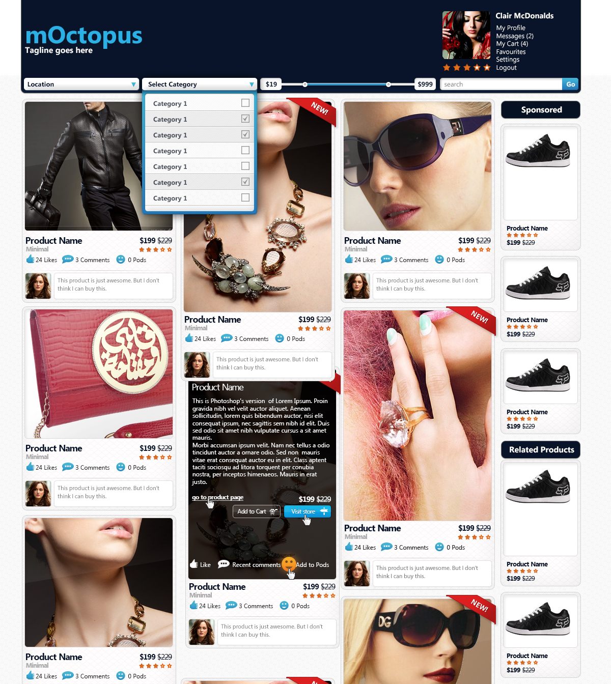 Web Design by WirePaper for mOctopus | Design #1175644