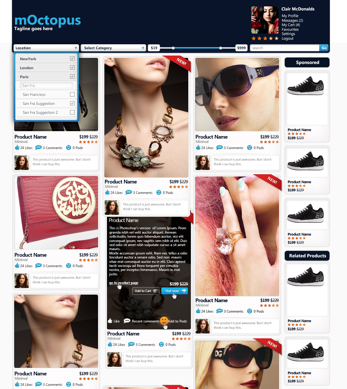 Web Design by WirePaper for mOctopus | Design #1175664