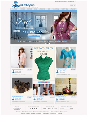 Web Design by MSA for mOctopus | Design #1159288
