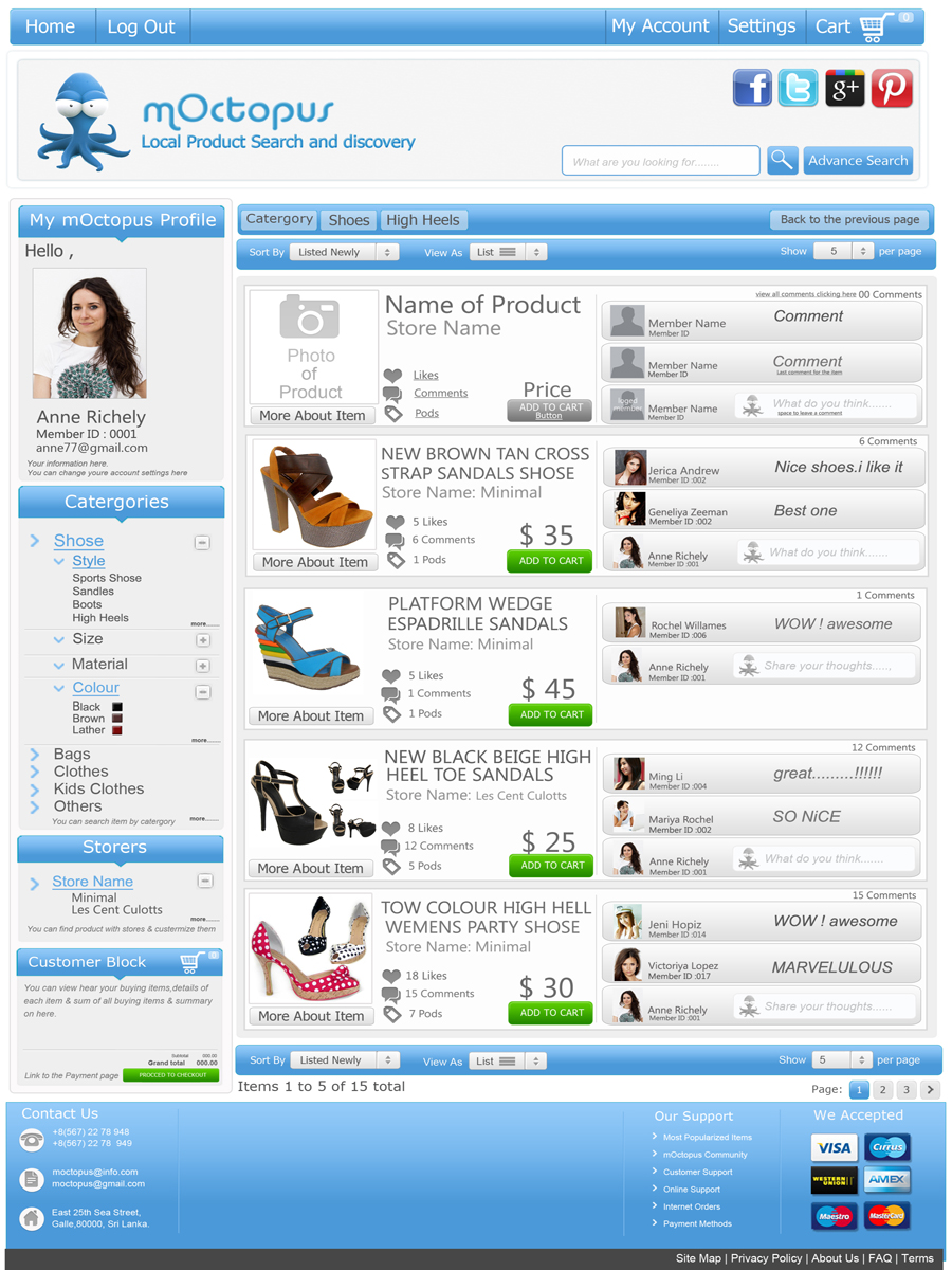 Diseño Web por Gkgrapic para mOctopus | Diseño #1165926