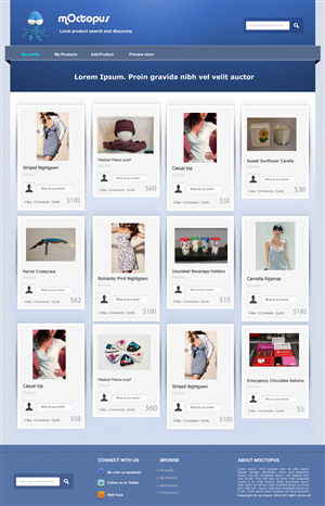 Web Design by Mulugeta for mOctopus | Design: #1168844