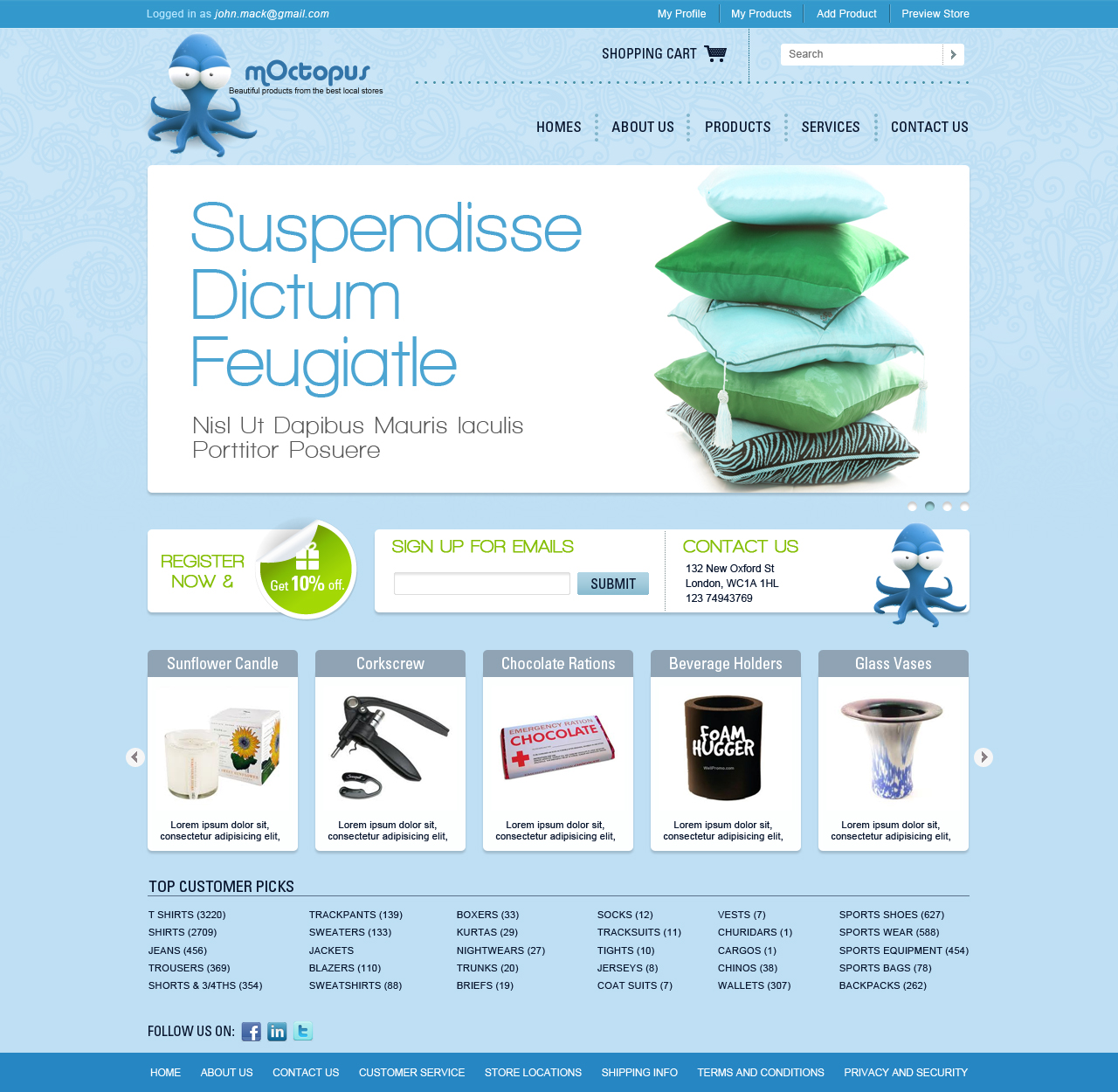 Web Design by pivotaldesign.biz for mOctopus | Design #1161009