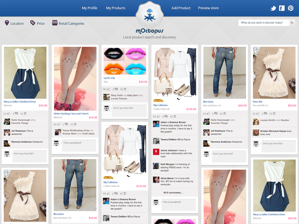 Web Design by @Werkz for mOctopus | Design #1150848