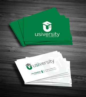 Usiversity.com Business Card Design Project | Business Card Design by diRtY.EMM
