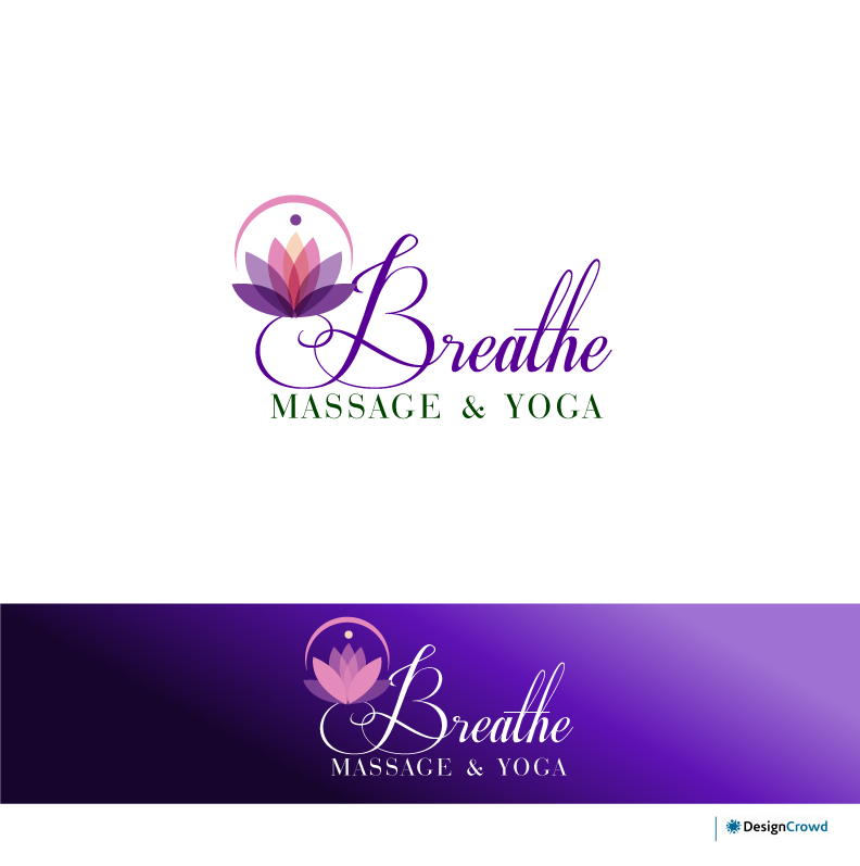 Diseño de Logo por designgreen para Breathe Massage & Yoga | Diseño #1146569