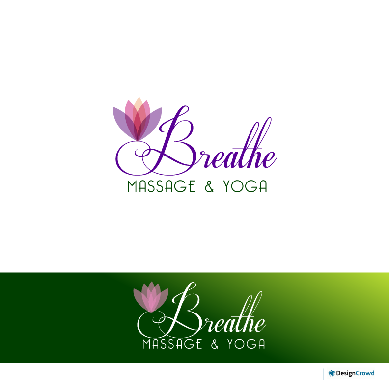 Logo Design by designgreen for Breathe Massage & Yoga | Design #1146573