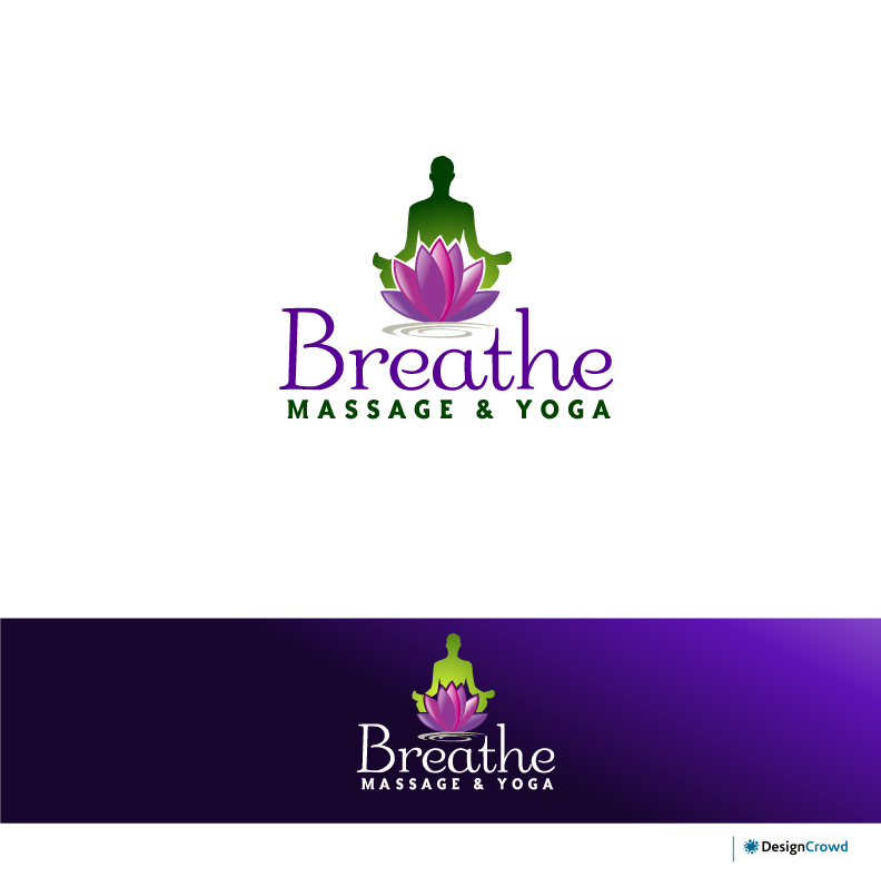 Logo Design by designgreen for Breathe Massage & Yoga | Design #1146574