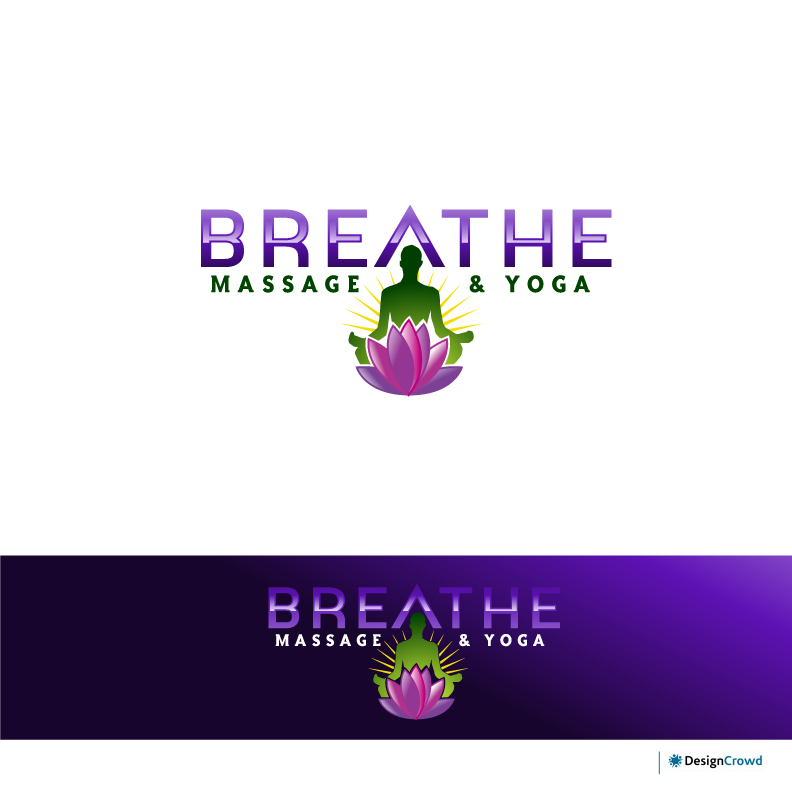 Logo Design by designgreen for Breathe Massage & Yoga | Design #1146575