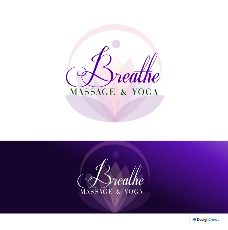 Logo Design by designgreen for Breathe Massage & Yoga | Design #1147876